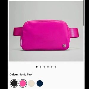 NWT Lululemon Sonic Pink Everywhere Belt Bag 1L